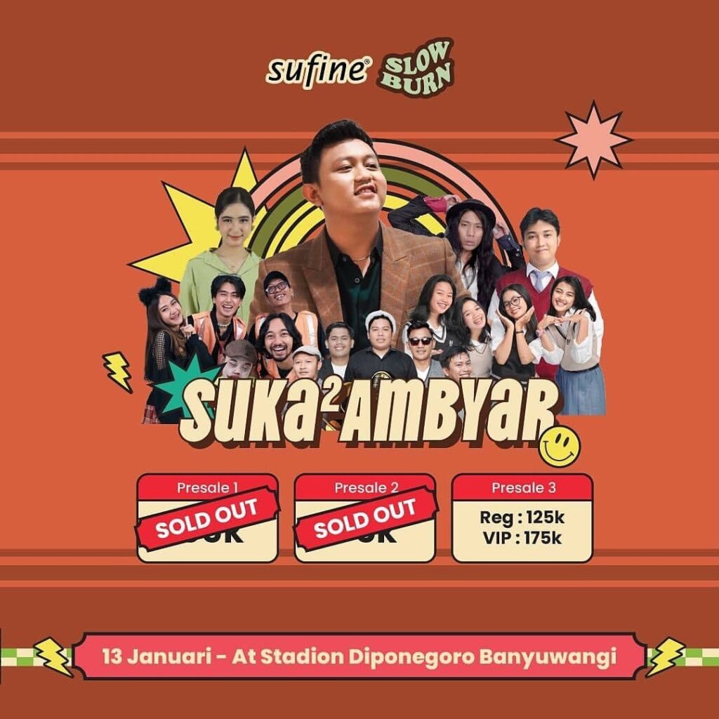Konser Suka Suka Ambyar (13 Januari 2024)