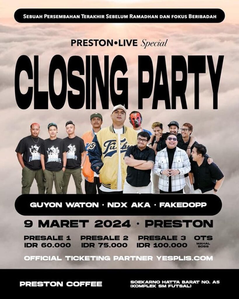 Preston Live Special Closing Party Malang