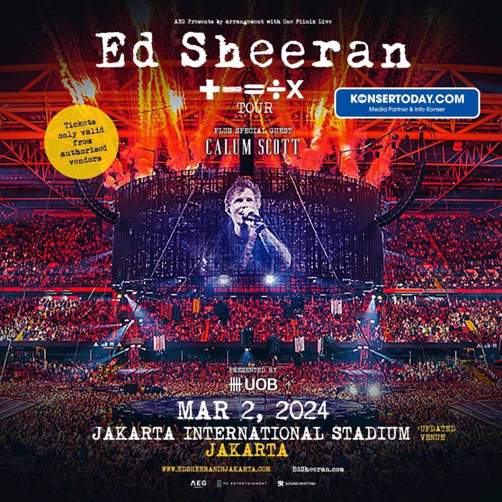 Ed Sheeran Tour Jakarta (2 Maret 2024)