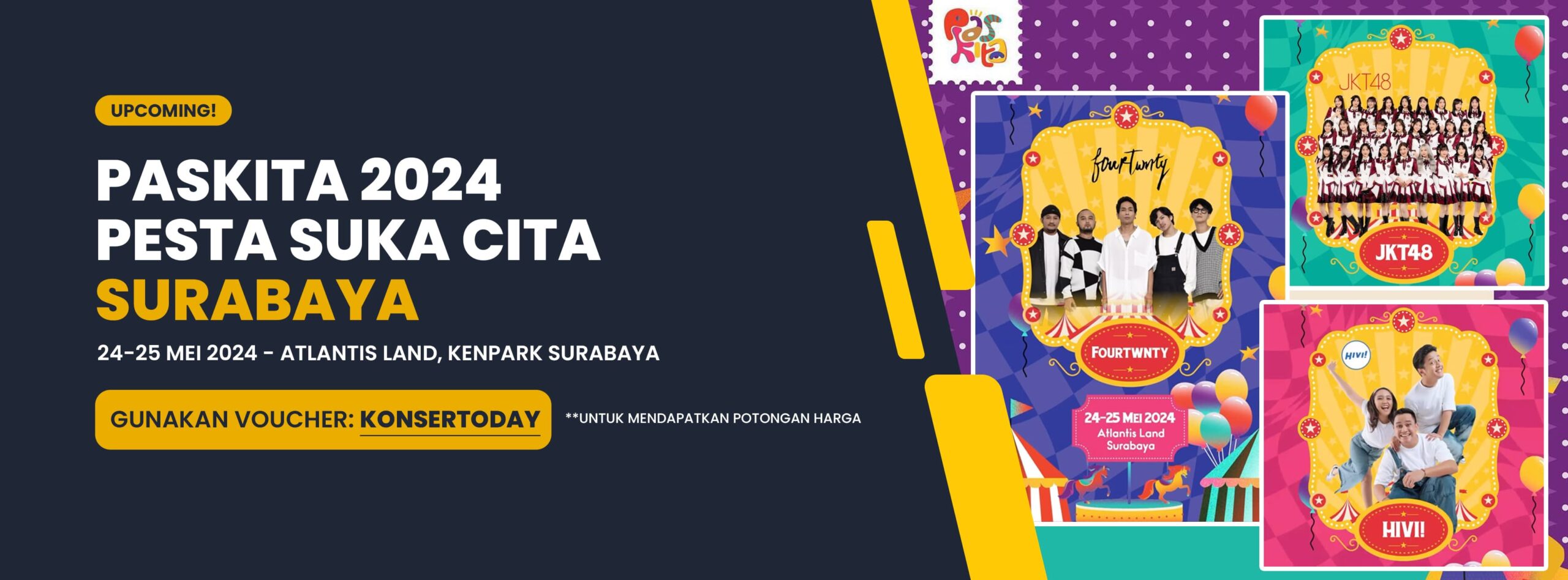 Banner PASKITA 2024 Surabaya (24-24 Mei 2024)