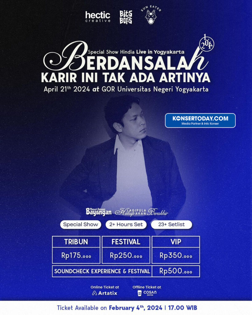 Special Show Hindia in Yogyakarta (21 April 2024)